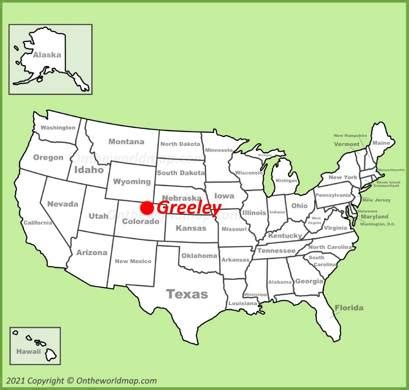 Greeley Map | Colorado, U.S. | Discover Greeley with Detailed Maps