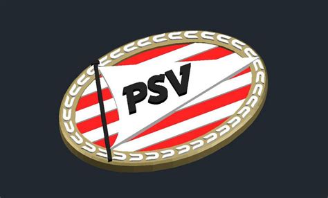 Archivo STL gratis PSV Eindhoven - Logotipo・Plan para descargar y ...