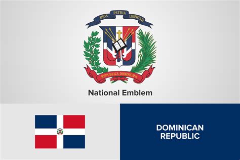 Dominican Republic National Emblem Graphic by shahsoft · Creative Fabrica