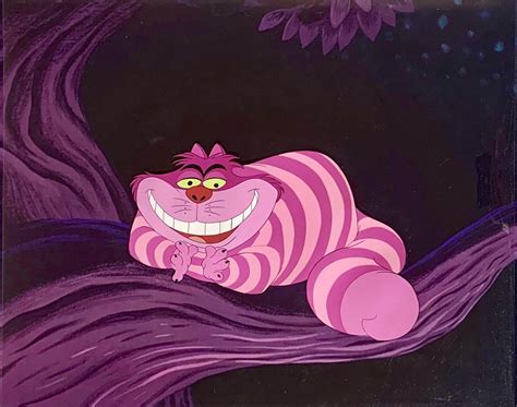 Original Production Animation Cel of The Cheshire Cat from Alice In ...