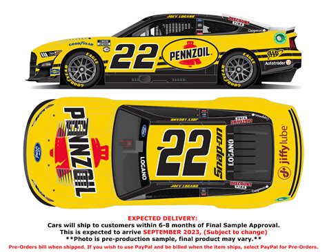 Joey Logano 2023 Pennzoil 1:64 Nascar Diecast