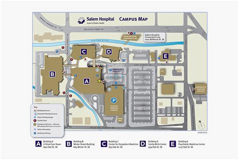 Salem Hospital Map, HD Png Download , Transparent Png Image - PNGitem