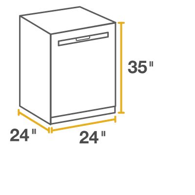 Kitchenaid Superba Dishwasher Dimensions | Wow Blog