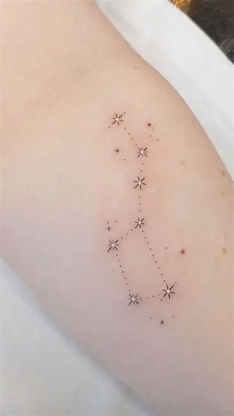 Little Dipper tattoo | Tattoos for daughters, Big dipper tattoo, Mini ...