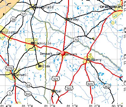 Denmark, South Carolina (SC 29042) profile: population, maps, real ...