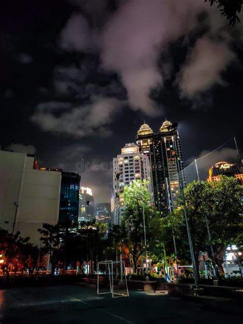 A night at SCBD Jakarta stock photo. Image of jakarta - 222548072