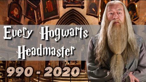 Every Hogwarts Headmaster in History (Harry Potter Explained) - YouTube