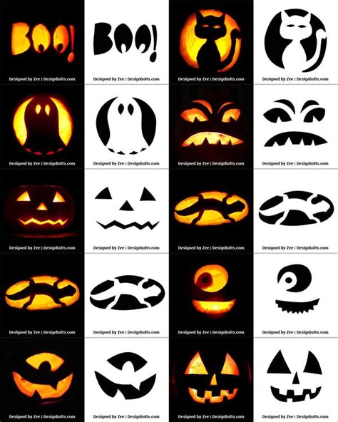 Printable Pumpkin Carving Designs