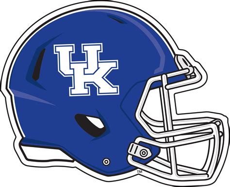 Kentucky Wildcats Football Helmet Logo Reflective Decal Sticker [Blue ...