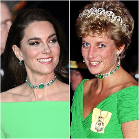 Kate Middleton Just Wore Princess Diana's Emerald Choker With a Very ...