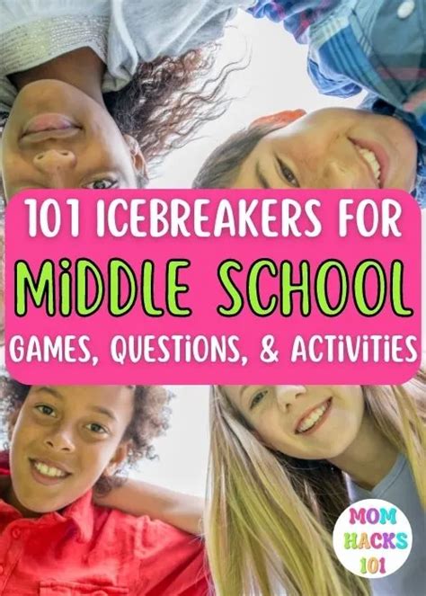 101 Middle School Icebreakers: Games, Activities, Worksheets ...