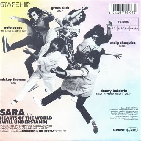 Starship - Sara (7"si 1985) - Het Plaathuis