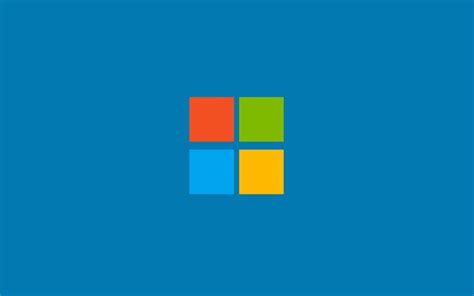 Download wallpapers Microsoft logo, 4k, minimalism, blue background ...