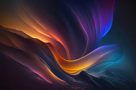 Premium Photo | Wallpaper with dark dramatic gradient colors AI generation