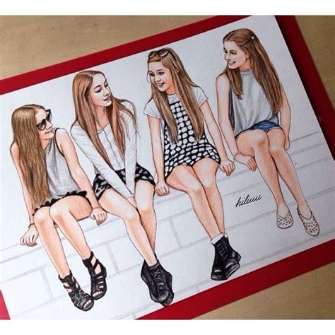 4 Best Friends Drawings