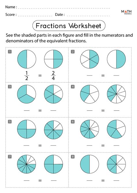 Engaging 3rd Grade Fractions Worksheets | Math Practice for Kids