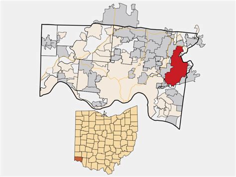 The Village of Indian Hill, OH - Geographic Facts & Maps - MapSof.net