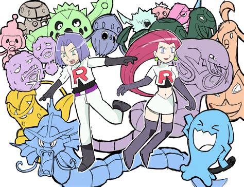 Pokemon Team Rocket Coloring Pages