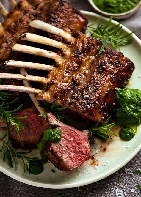 Rosemary Garlic Marinated Rack of Lamb (Roasted) | RecipeTin Eats