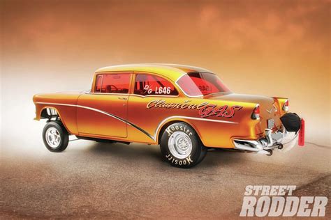 1955, Chevrolet, Bel, Air, Sedan, Two, Door, Gasser, Drag, Dragster ...