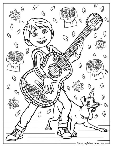 24 Coco Coloring Pages (Free PDF Printables)