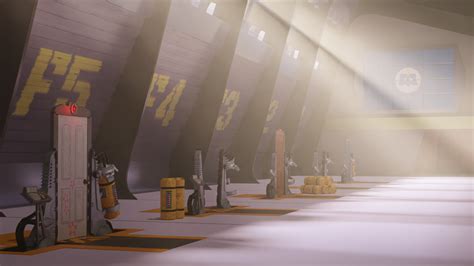 ArtStation - Monsters Inc. Scare Floor