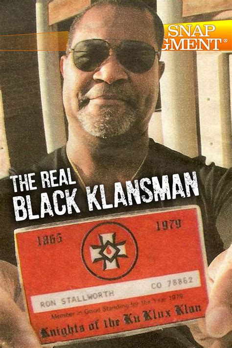 The Real Black Klansman