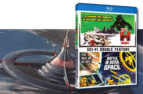 Toho Sci-fi Double Feature THE H MAN and BATTLE IN OUTER SPACE on Blu ...