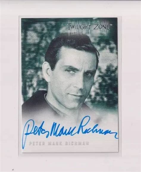 PETER MARK RICHMAN 2000 Twilight Zone Autograph Rittenhouse Archives ...