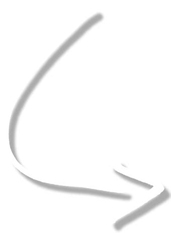 White Curved Arrow Png