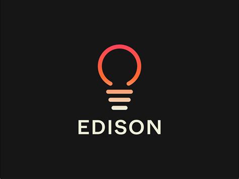 Edison Brand Identity, Minimalist Idea Logo Template :: Behance