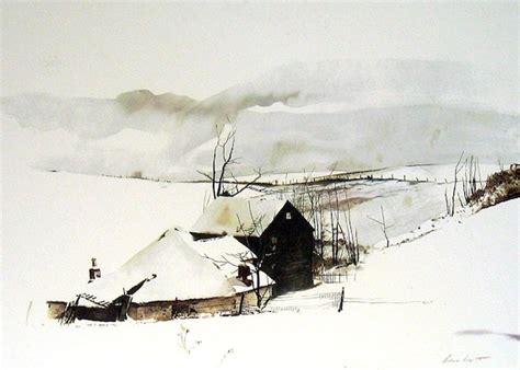 Andrew Wyeth Winter Painting Posto Paperter Print Textured Pho - Etsy