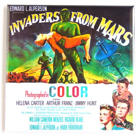 Invaders from Mars Movie Poster Fridge Magnet style | Etsy