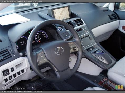 Gray Interior Dashboard for the 2010 Lexus HS 250h Hybrid Premium ...