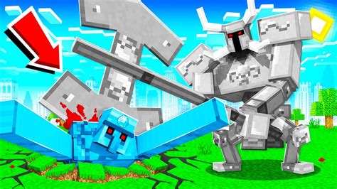 MUTANT IRON GOLEM vs DIAMOND GOLEM in Minecraft! - Minecraft videos