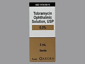 Tobramycin Ophthalmic (Eye): Uses, Side Effects, Interactions, Pictures ...