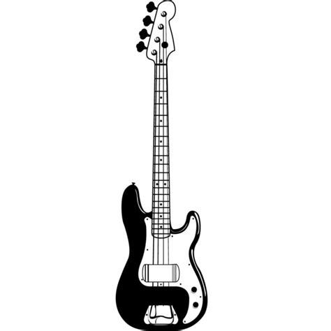 Guitar black and white picture of an electric guitar free download clip ...