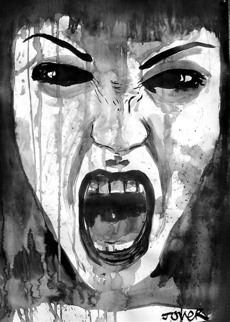 anger by Loui Jover Anger Drawing, Face Drawing, Painting & Drawing ...