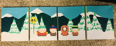 I painted the bus stop today! : r/southpark