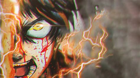 1366x768 Resolution Eren Yeager In AOT 1366x768 Resolution Wallpaper ...