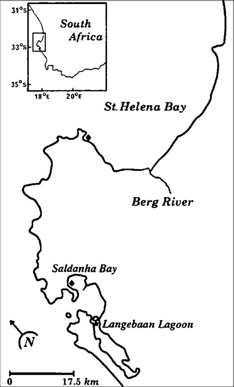 Map St Helena Bay - Feinig Keitenallerlei