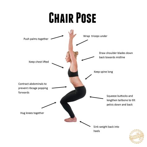 5 Benefits Of Chair Pose - Naturally Nicola | Chair pose yoga, Yoga ...