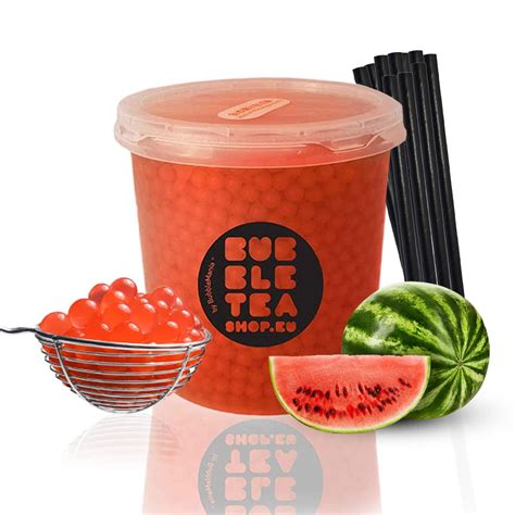 Popping Boba Bubble Tea Kit - Fruit Bursting Boba Pearls for Bubble Tea ...