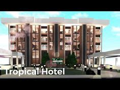 7 Bloxburg hotel ideas | hotel exterior, hotel, home building design