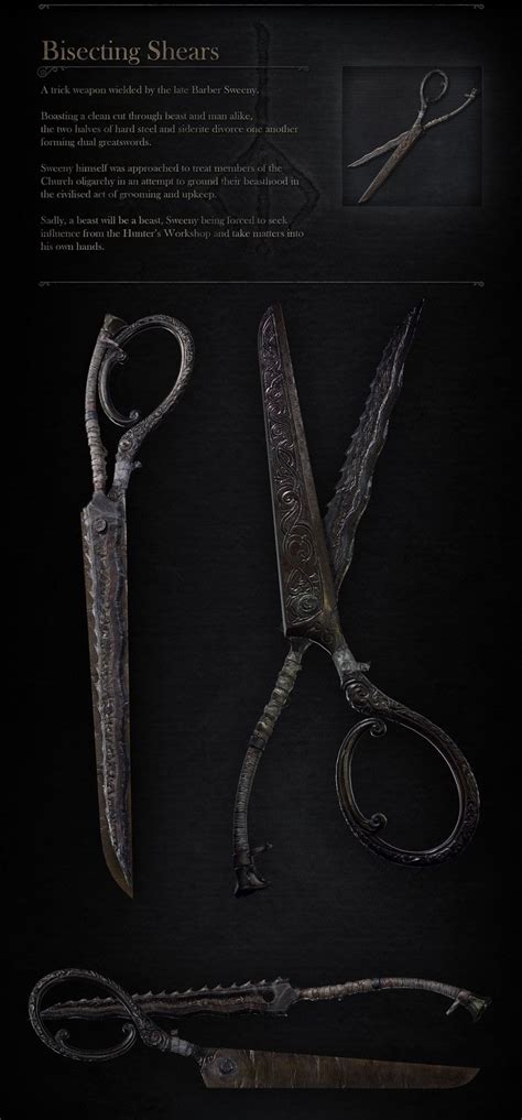 ArtStation - Bisecting Shears - Bloodborne Fan Art Trick Weapon, Dane ...