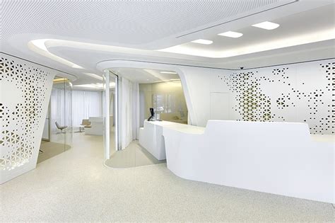 Reception Desk Decor Styles for Raiffeisen Bank Reception - LX Hausys