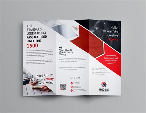 Word Template For Trifold Brochure