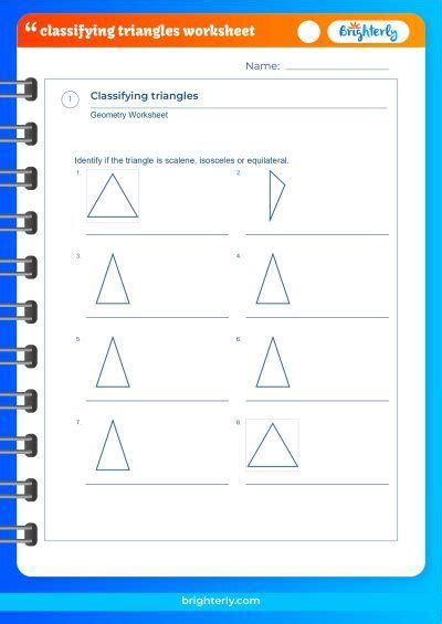 FREE Printable Classifying Triangles Worksheets [PDFs] Brighterly