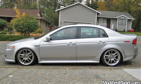 2004 Acura TL Type S with 19" x 8.5" Volk Racing GT-V Wheels