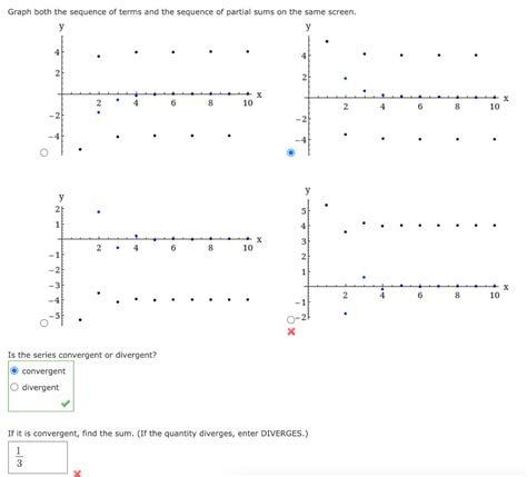 Solved Graph both the sequence of terms and the sequence of | Chegg.com